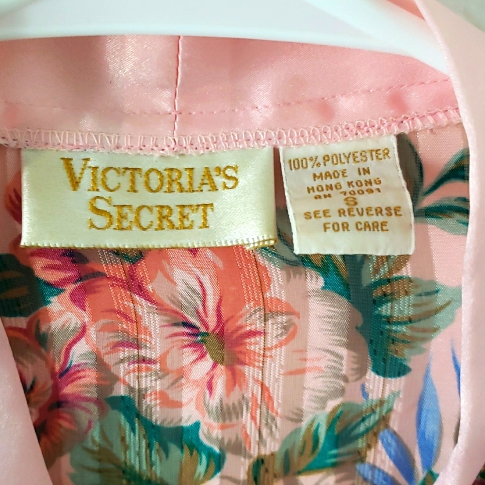 Vintage VICTORIA'S SECRET Gold Label Sleepwear Top Size S - Picture 3 of 8